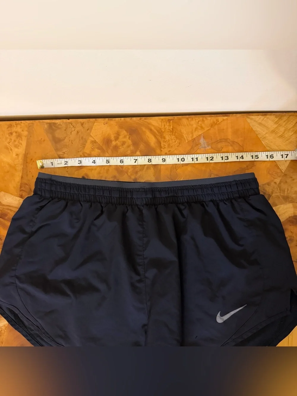 Nike Running Shorts Black Athletic Lined Drawstring Womens Medium
